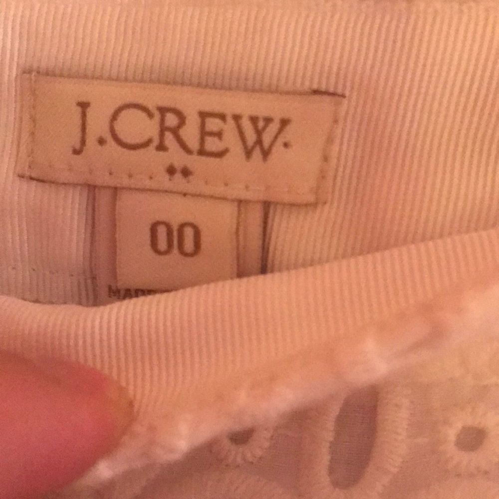 ✨J. Crew Factory White Exploded Eyelet skirt - Picture 5 of 6